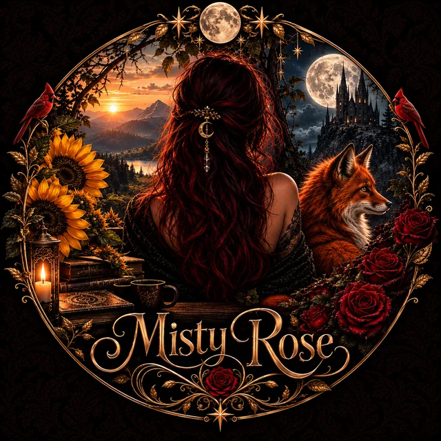 Illustrated portrait of Misty Rose